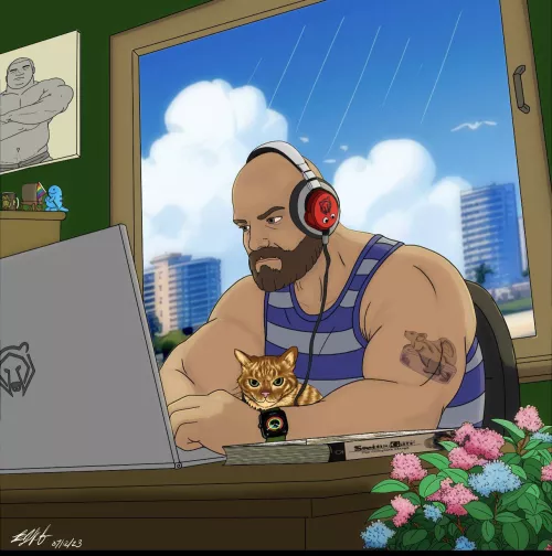 My friend bara-fied me as the lofi-study-beats girl. Insta: bougieanddrake