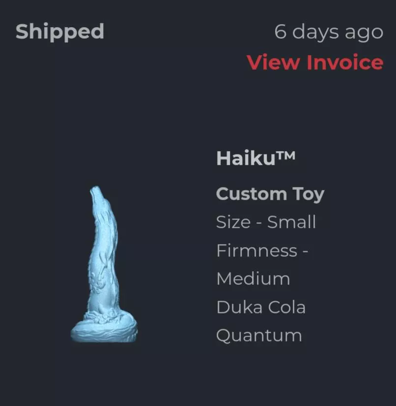 Officially the fastest I've ever had a custom toy shipped out; previous record was a week to the day from customs opening