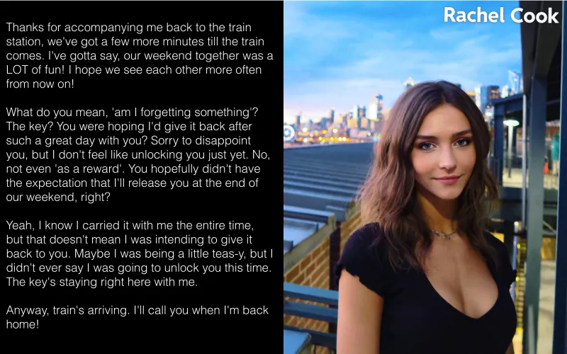 She’s not forgetting anything