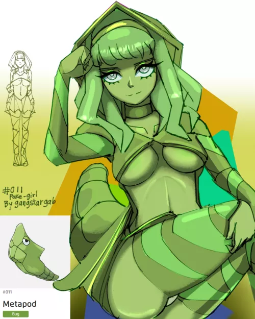 011 Metapod Girl by Ganstargab