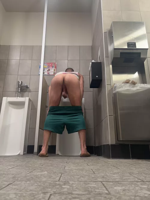 Bend me over in the gas station men’s room 😈