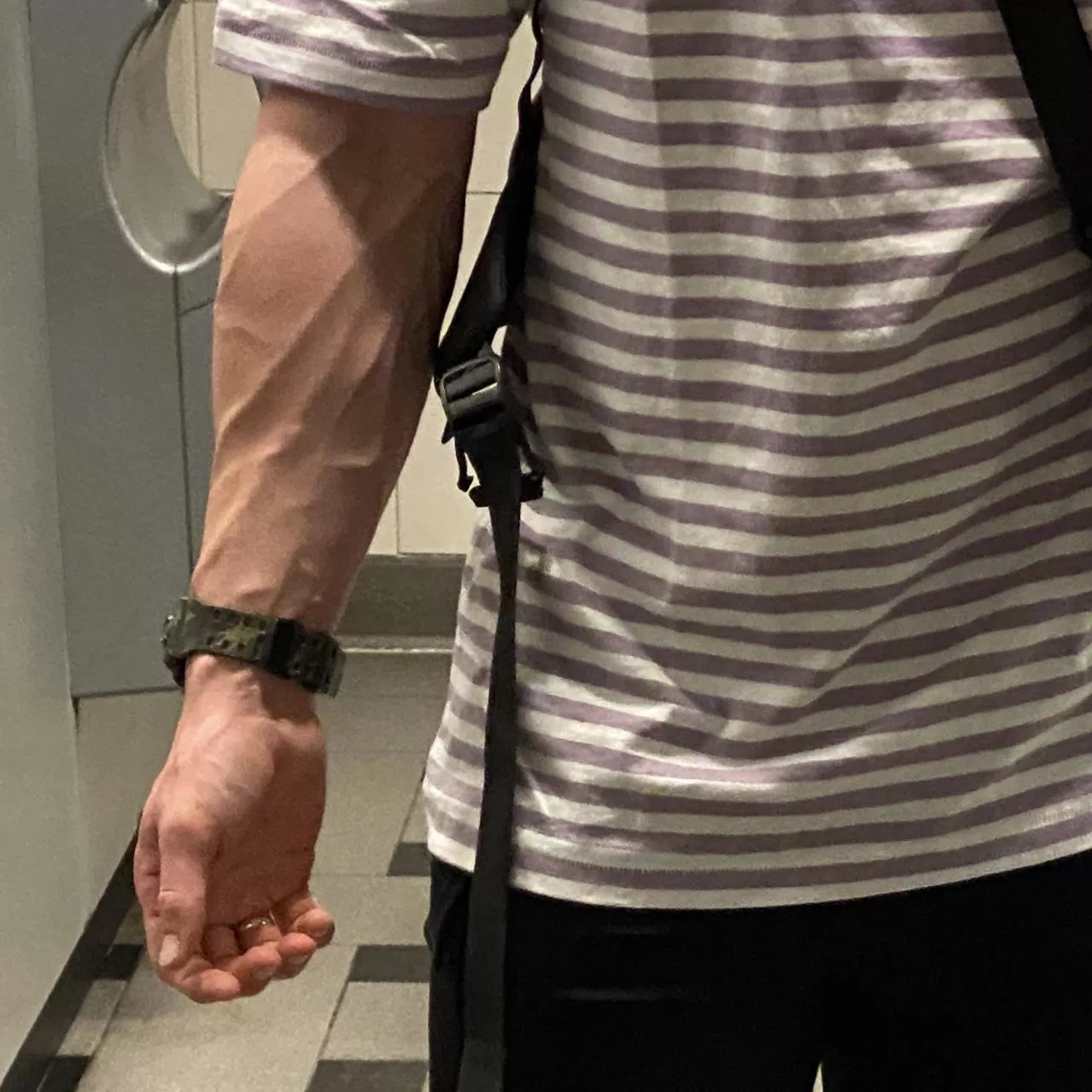 Busy day bulging veins