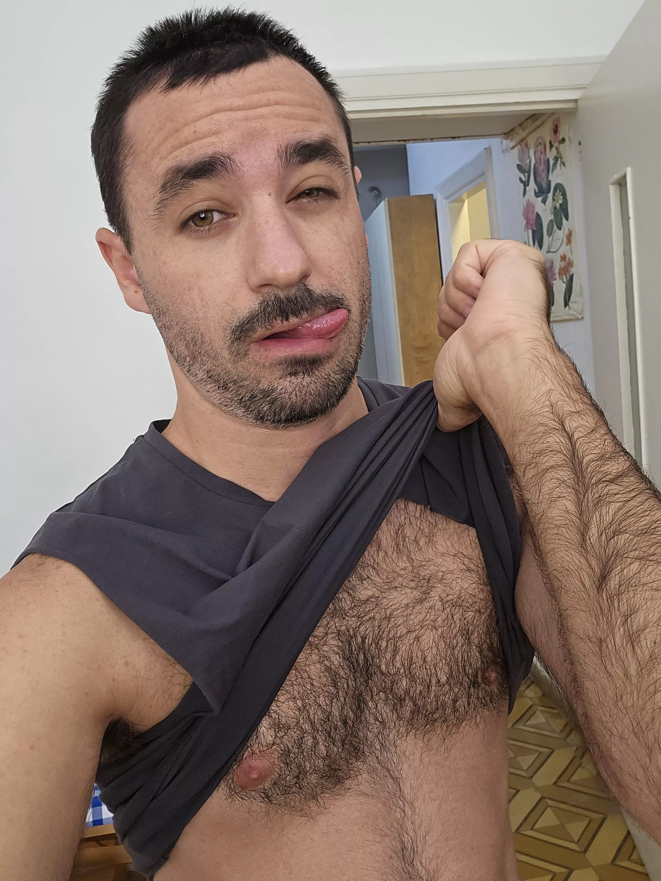 Chest or Arm. What is more furry?