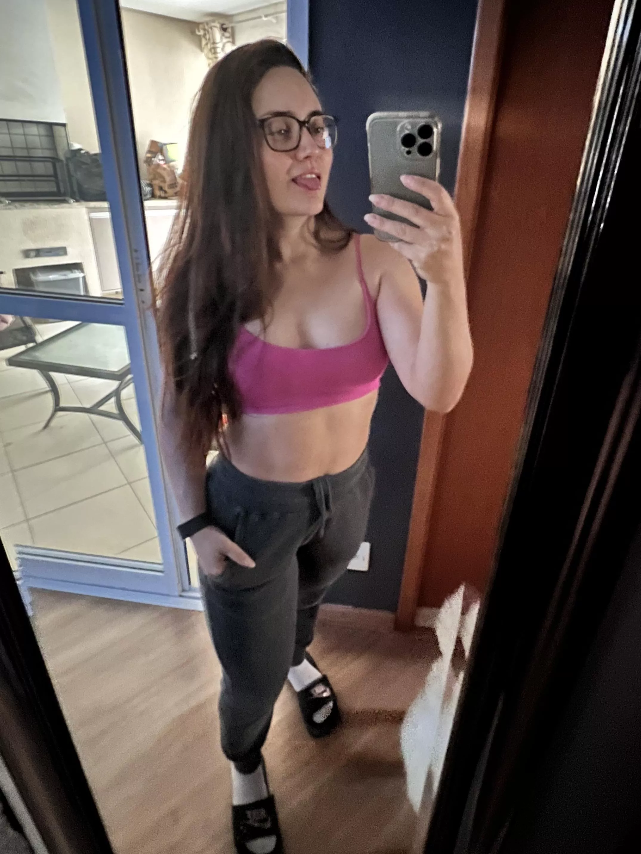 Feeling comfy at home