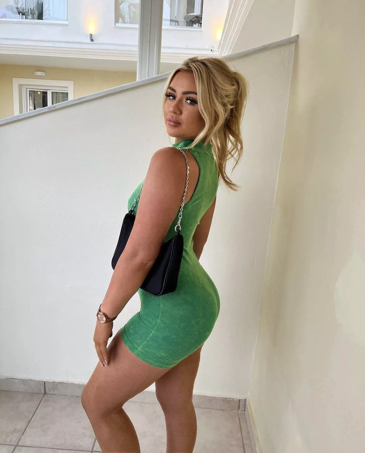Green dress