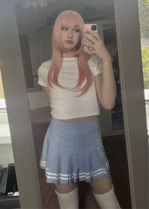 hi, hows my femboy outfit?