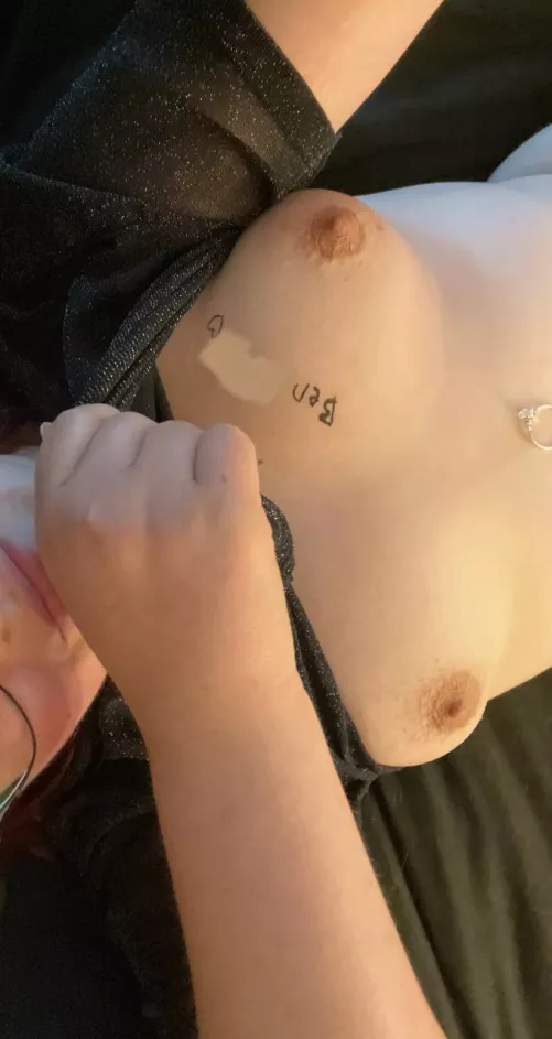 His ring comes off and my name goes on. Grace gets confused about who she belongs to...