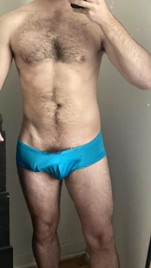 Only wearing underwear today