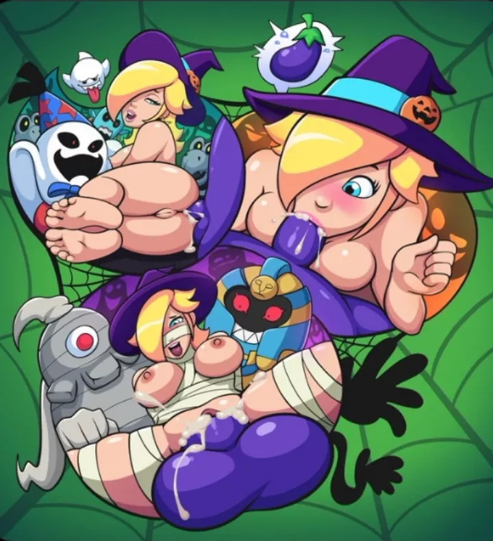 Rosalina getting fucked by some spoooky guys (Roxley-D on twitter)