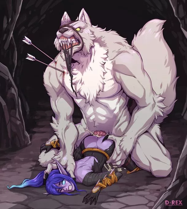 Saphirae and One Eye (D-rex-art)