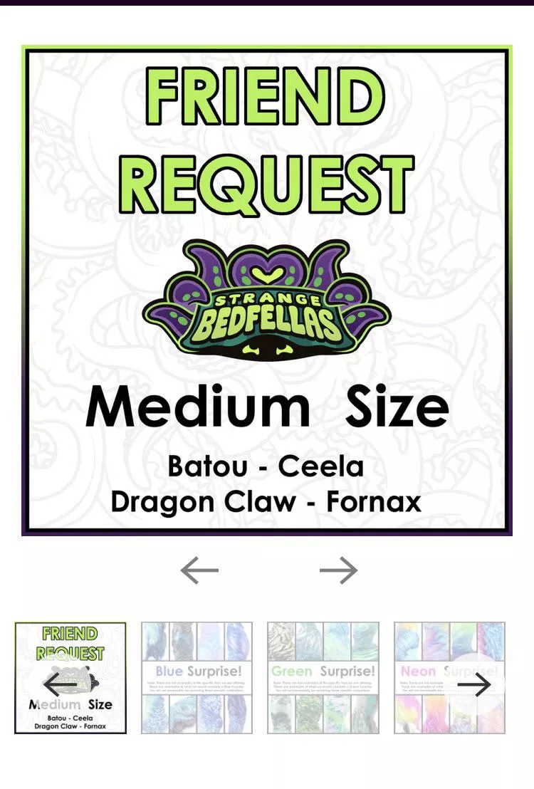 Strange Bedfellas friend requests are open