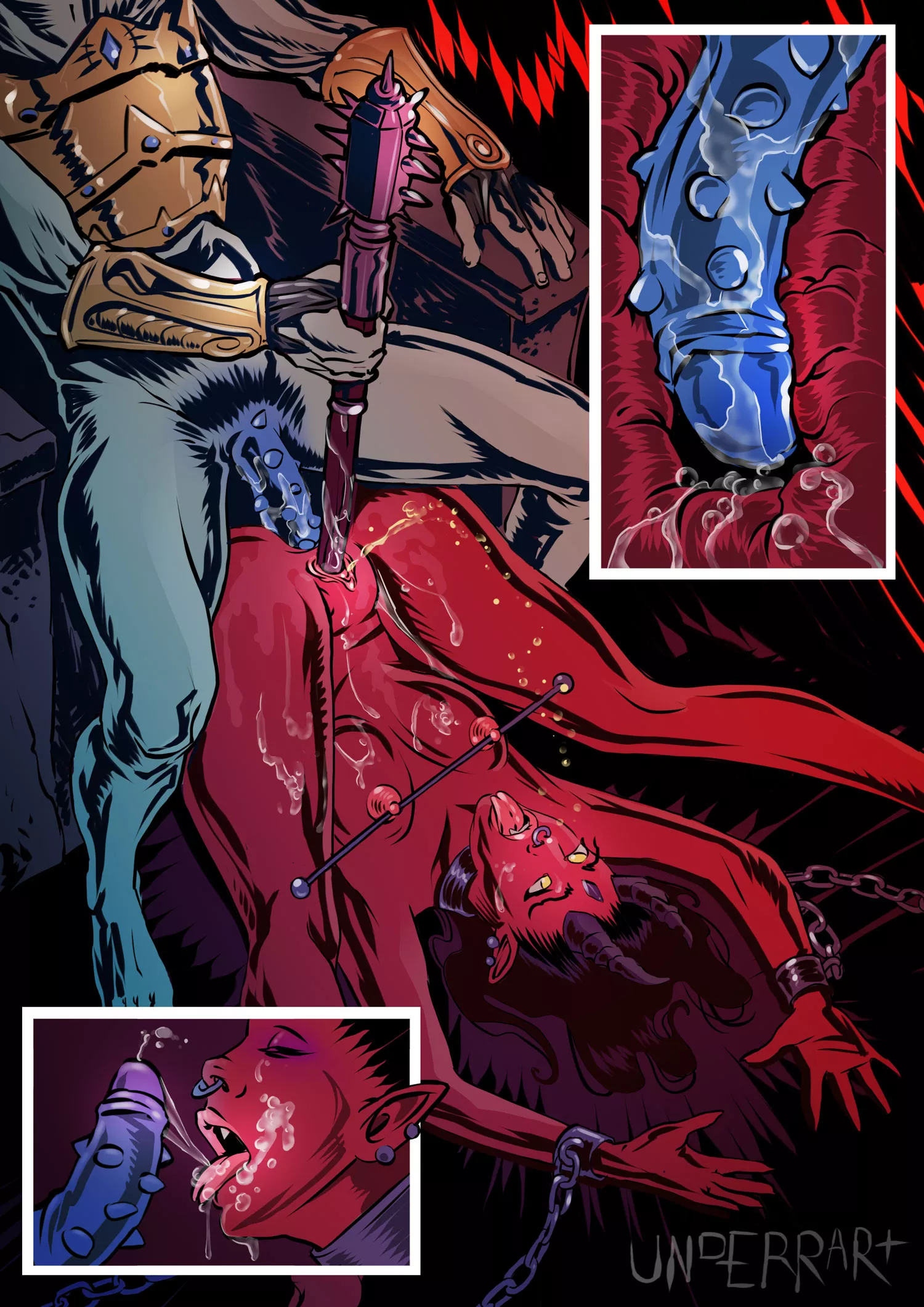 The battle between good and evil (underrart)