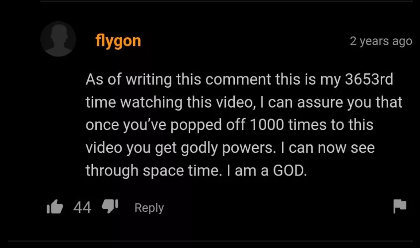 Unlimited potential in this comment section