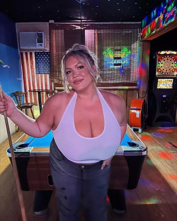 Who wouldn't love a game of pool with her