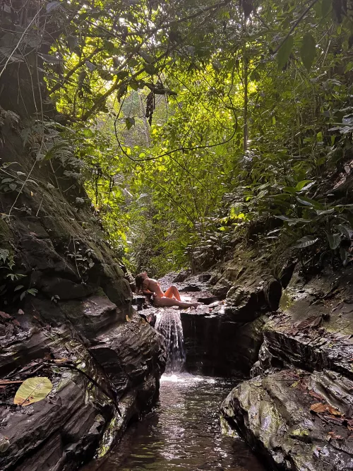 A little naked Forrest nymph who was never suppose to be caught on camera