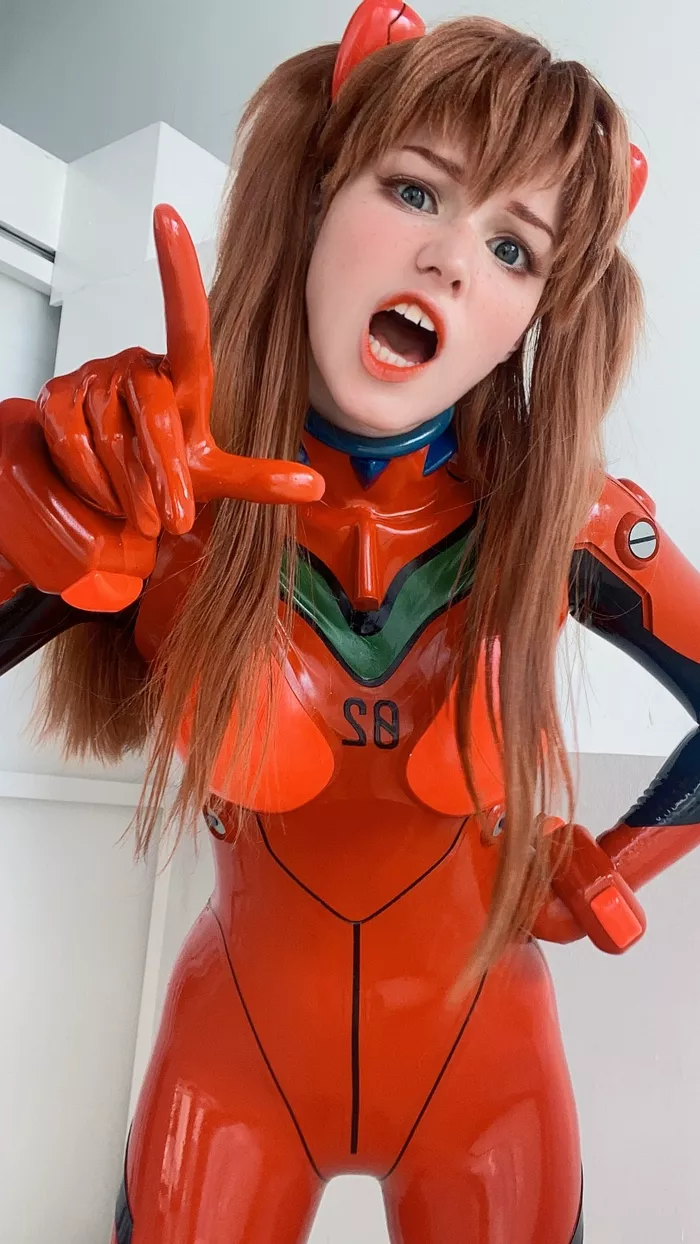 Asuka Langley Soryu plugsuit cosplay by Shirogane sama