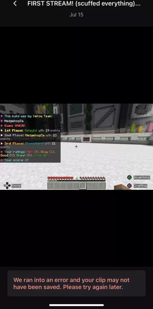 Can’t download clips on iPhone?