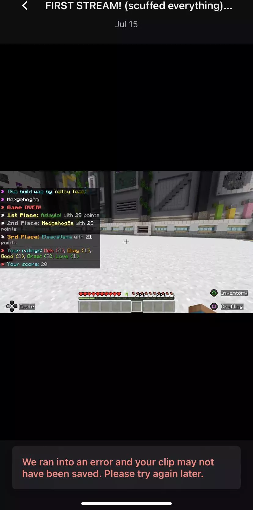 Can’t download clips on iPhone?