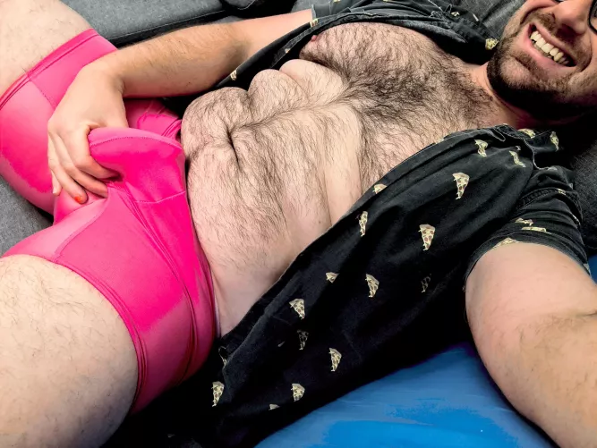 Chub bod: wearing pizza, made by pizza