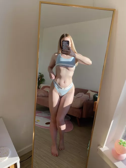 cozy in my matching calvins