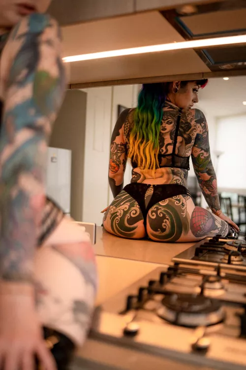 Do you have something for my tattooed ass to sit on?