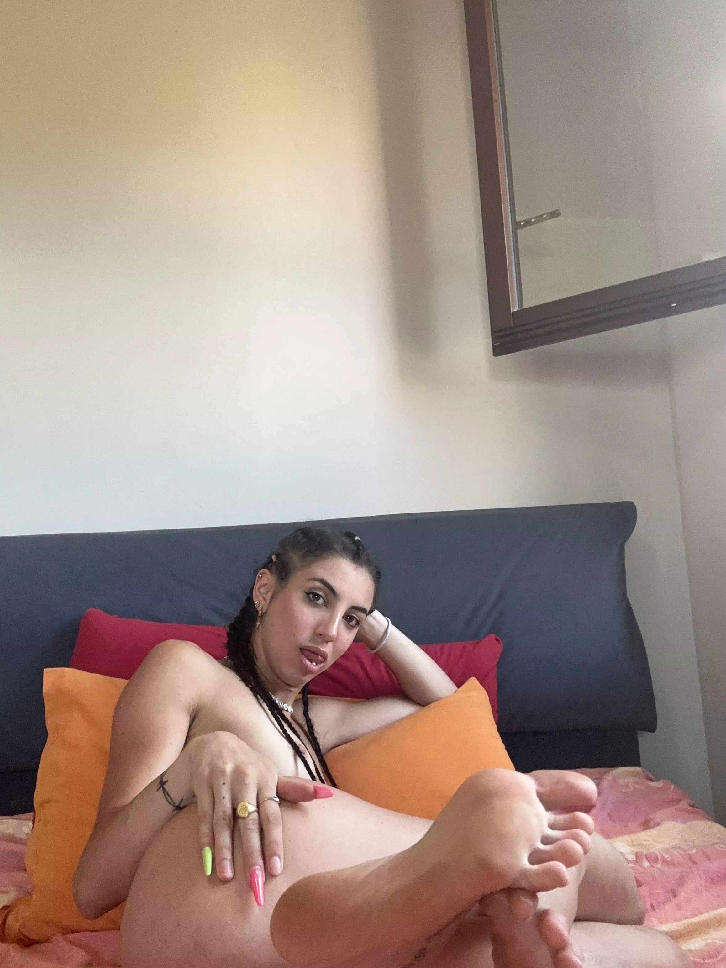 Do you want to lie at my feet?