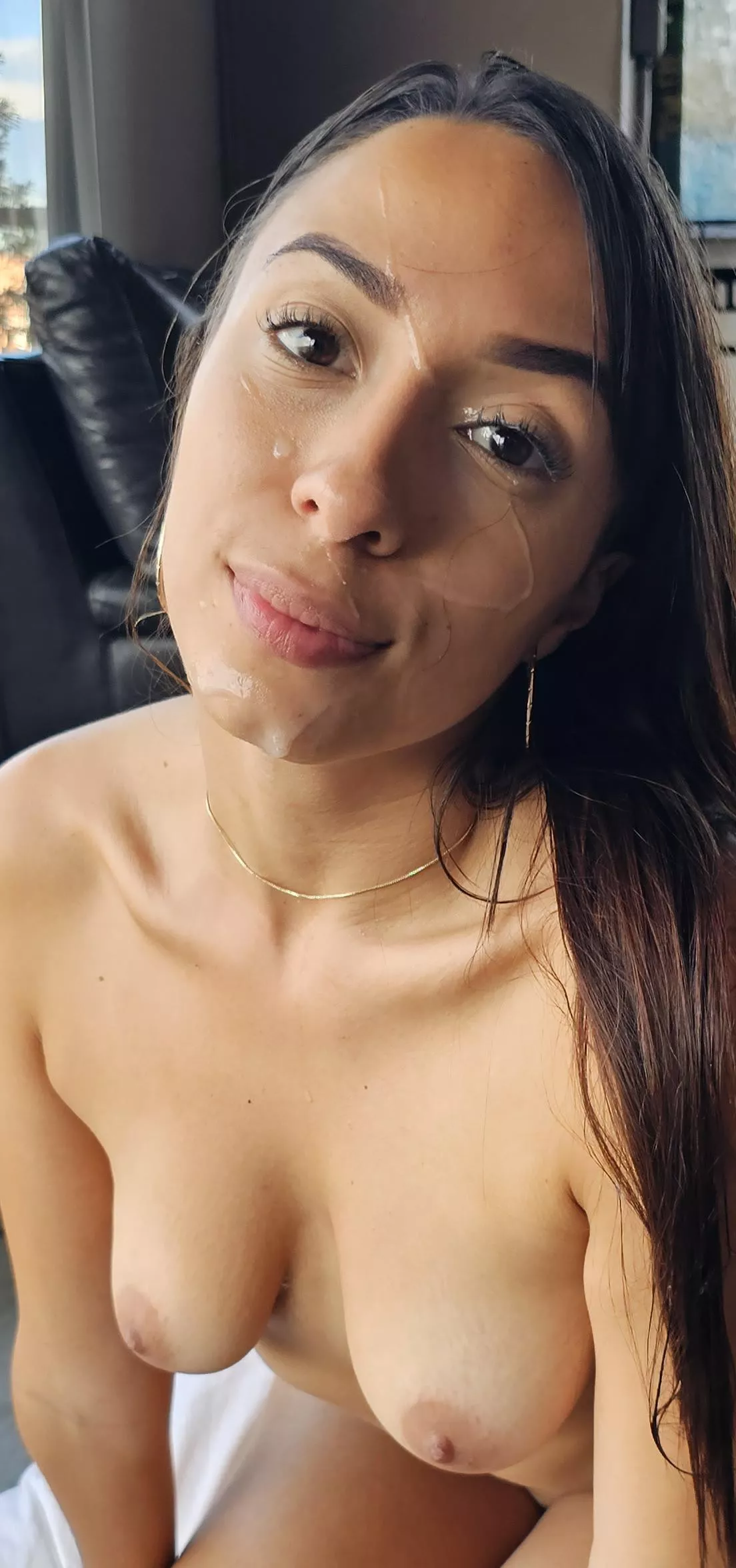 Feeling blessed with cum