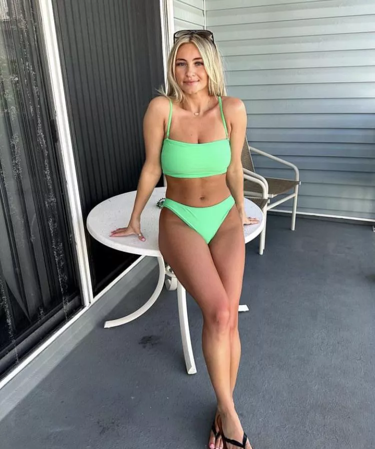 Green bikini