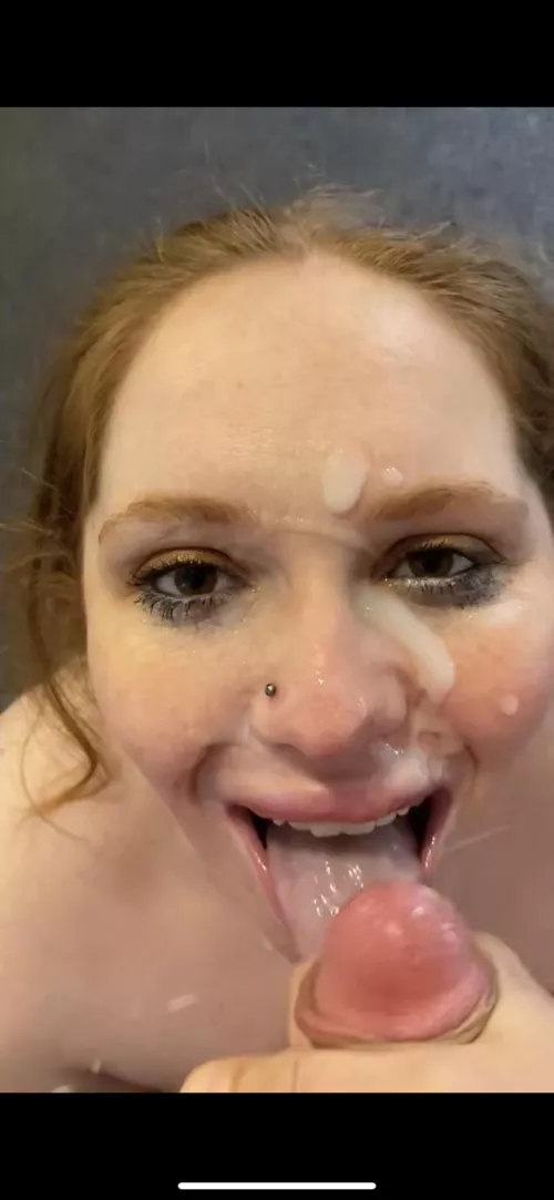 happiest when I’m covered in cum like a true slut