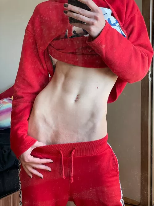 I like to show off my abs ;)