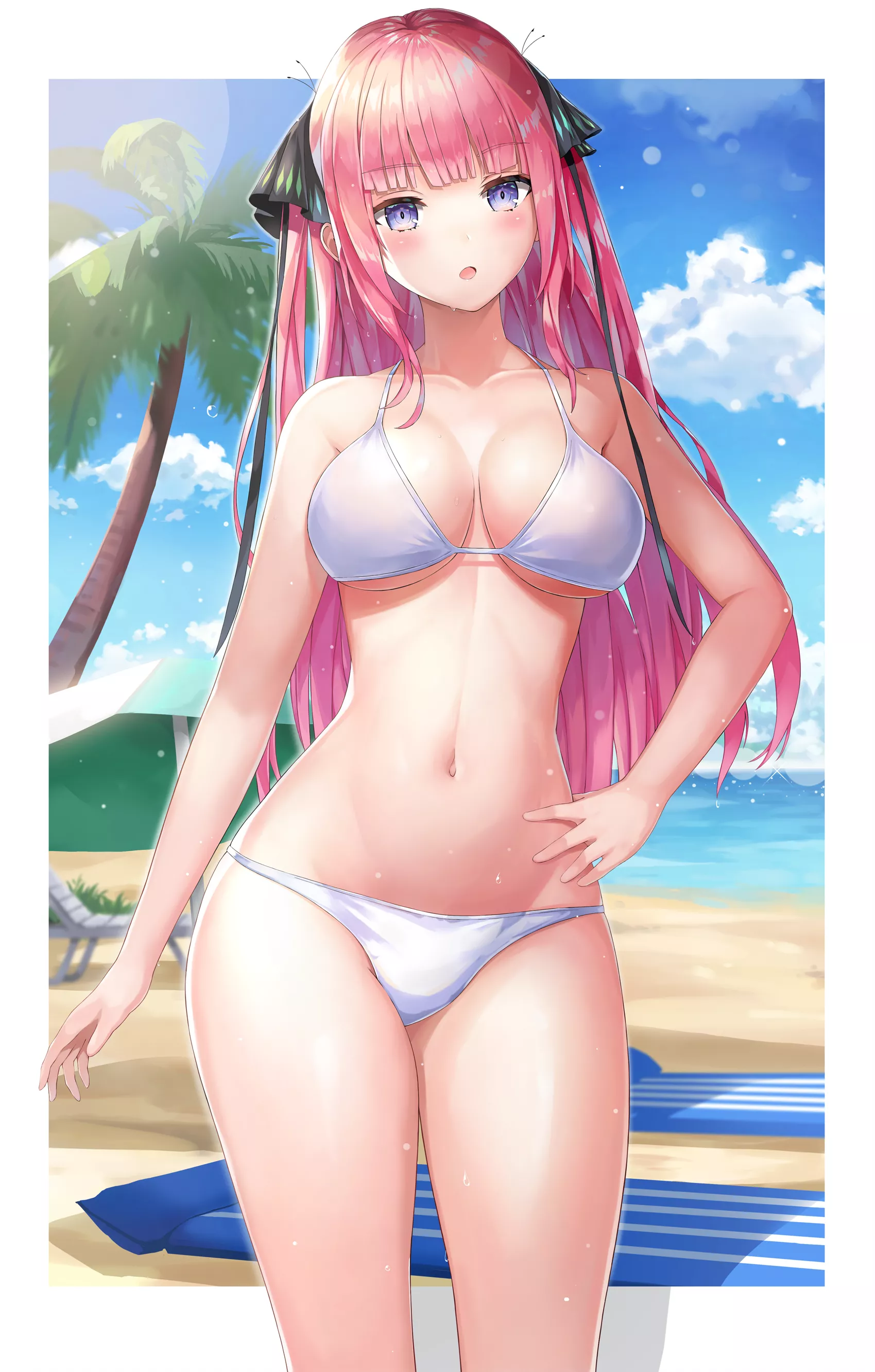 Nino's White Bikini (The Quintessential Quintuplets)