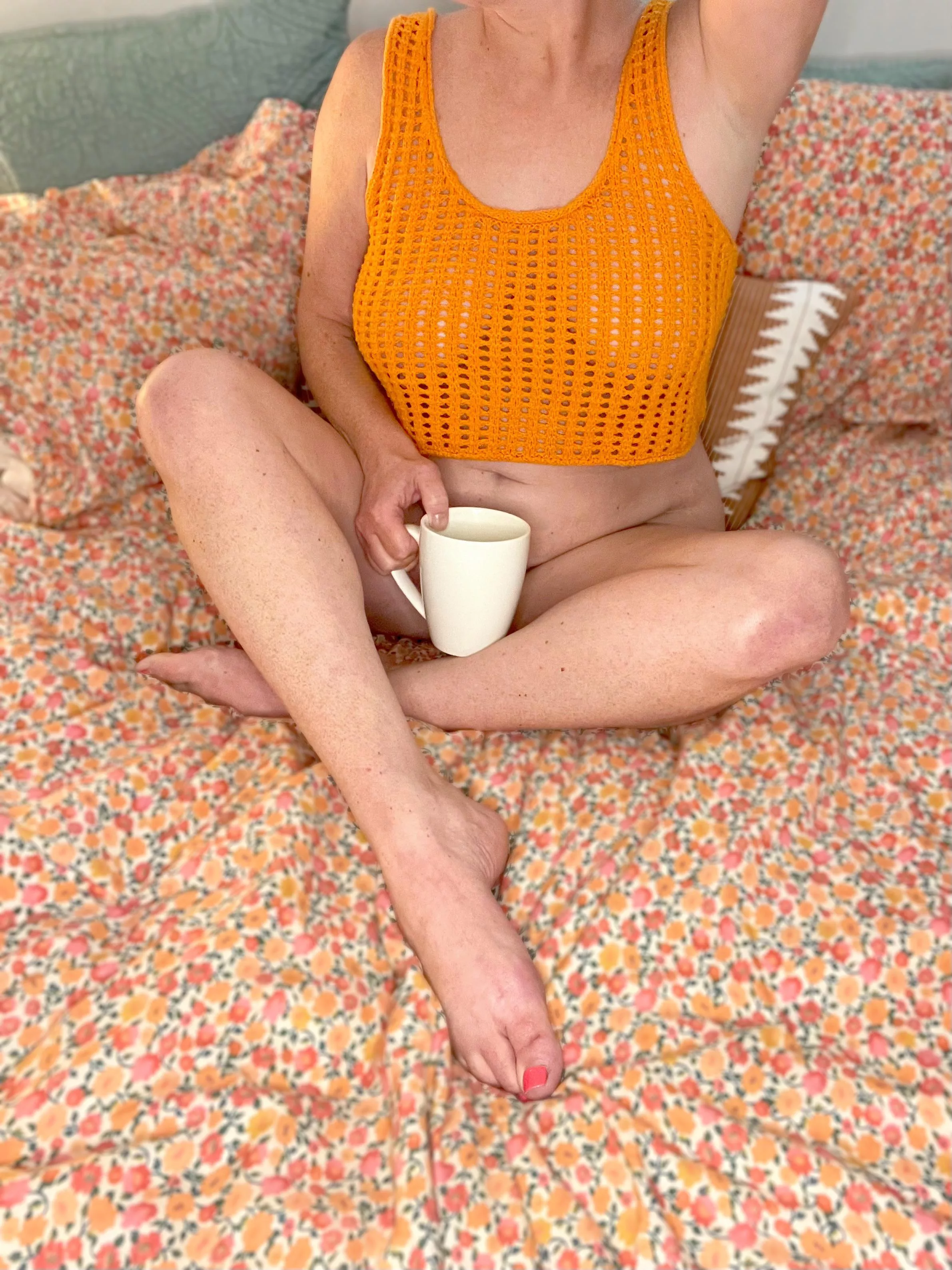 One more cup of coffee.