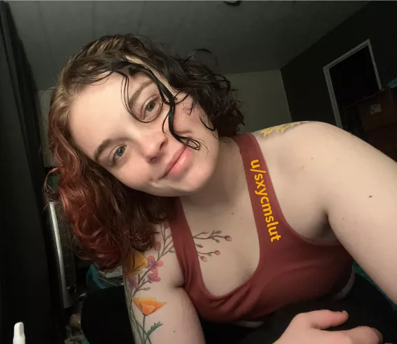 Out of the shower after getting laid