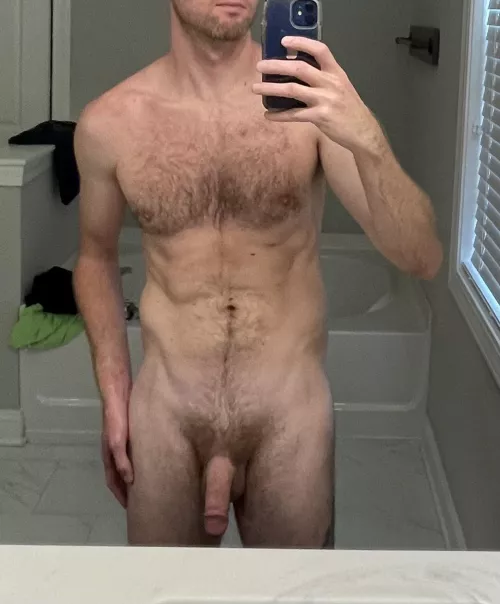 Post workout, pre shower