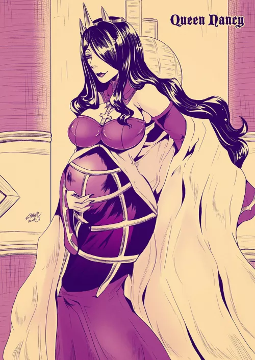 Pregnant Queen Nancy(nouskjp My Works) [Skullgirls]