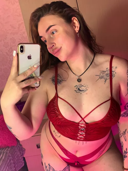 red underwear looks very sexy I like it