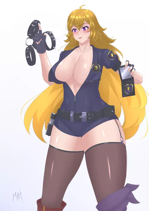 sexy police officer yang (matdigitalarts) [rwby]