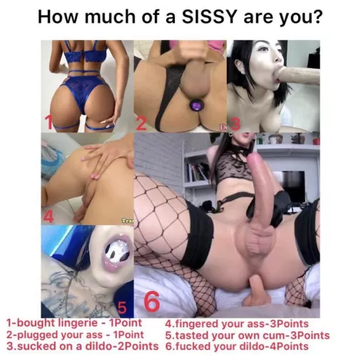 Sissy’s like us should get at least 13 every day