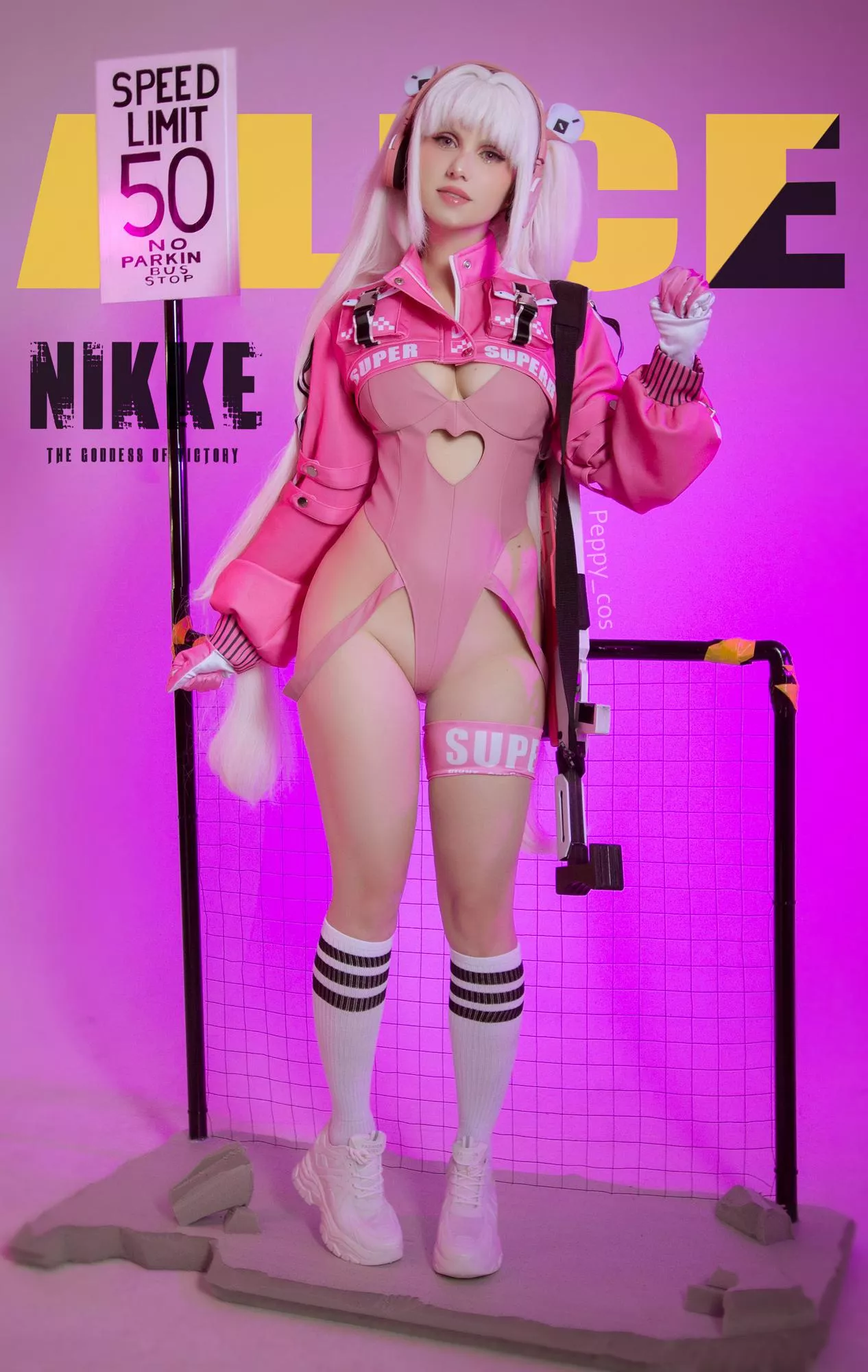 Alice in small bodysuit from Nikke: Goddess of Victory by Peppy_cos