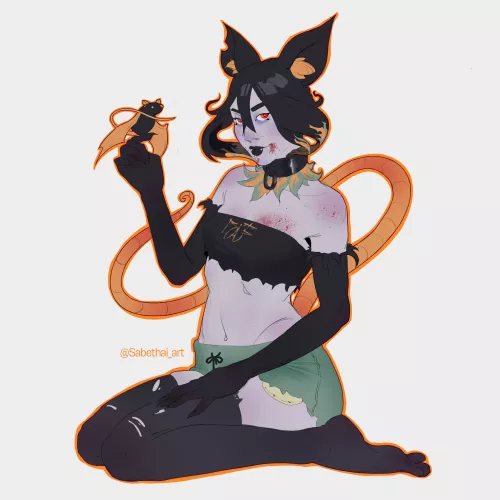 Bat + Rat !comms are open! (art by me)