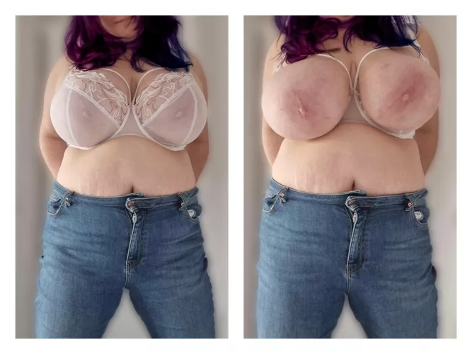 Do you like the bra, think it frames them well 😋