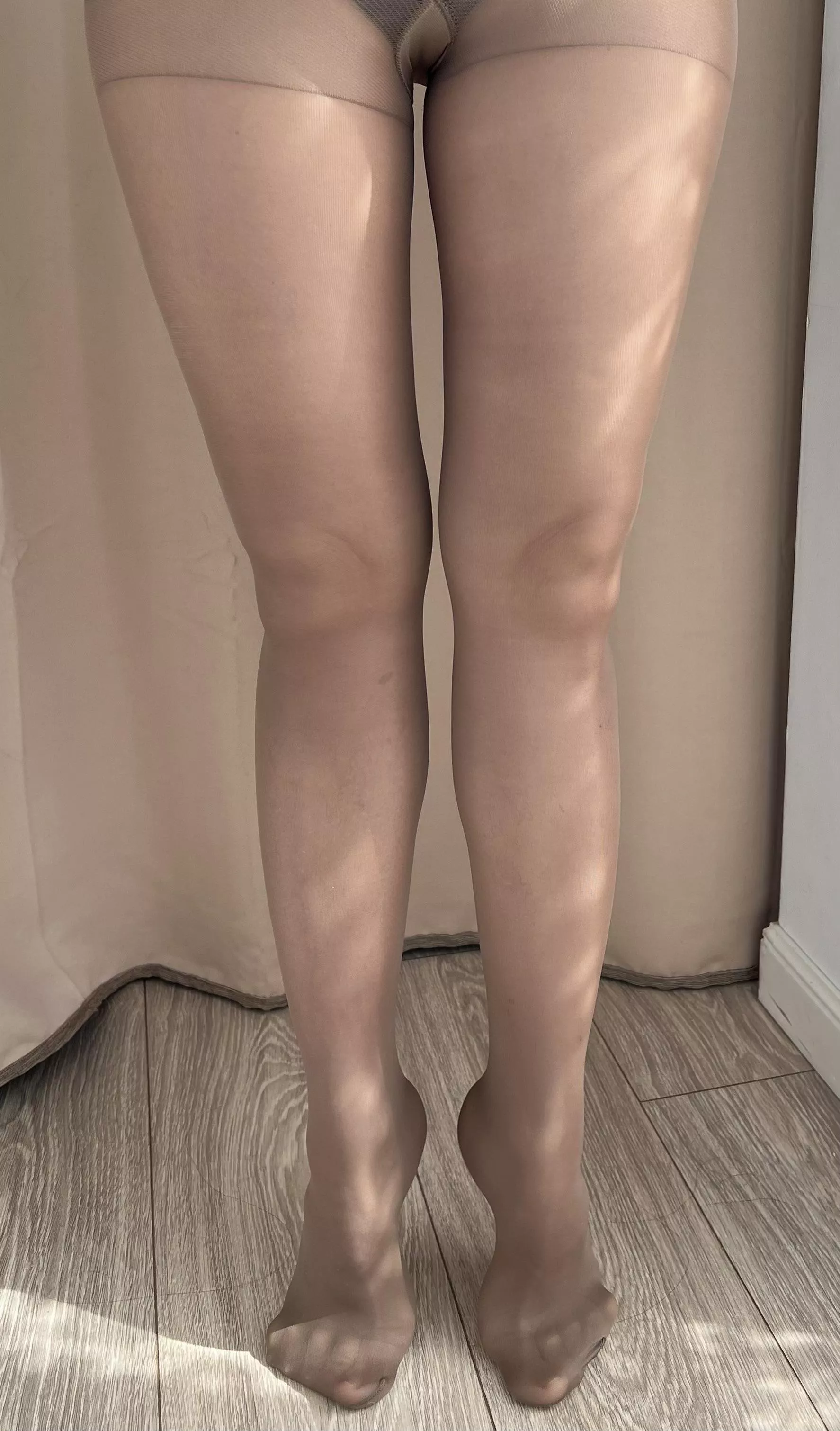 Feeling so sexy in my nylons