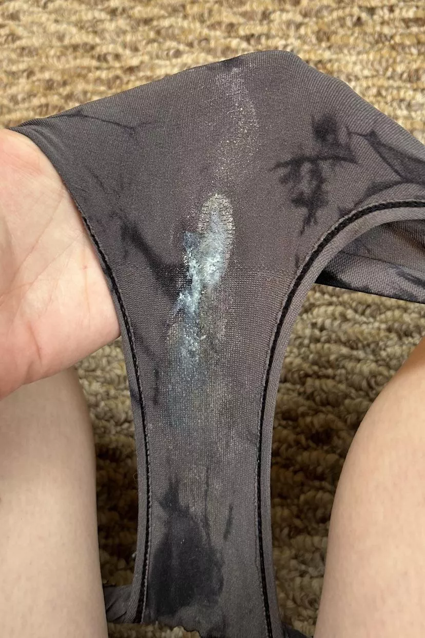 I love seeing how different panties soak up my cream