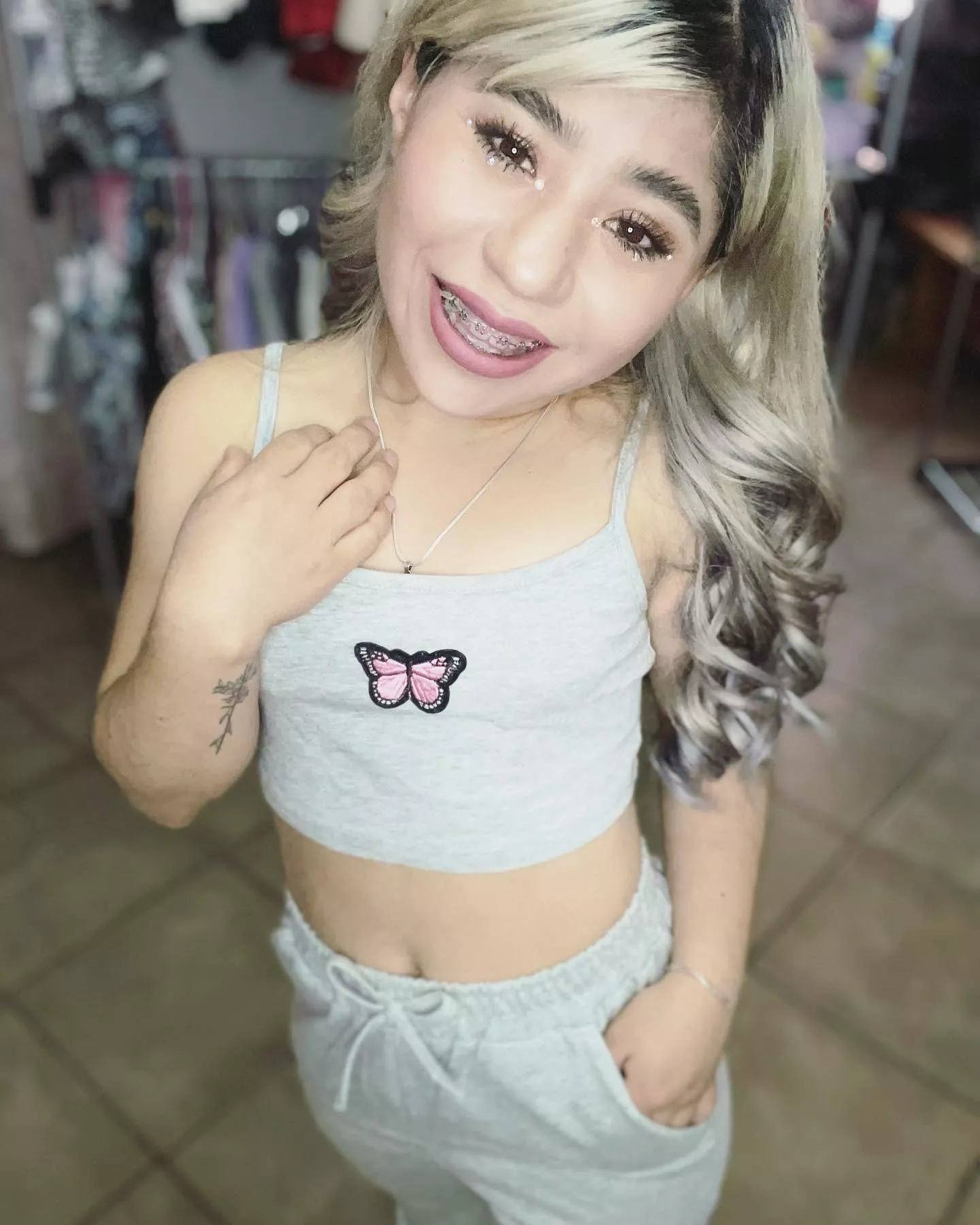 My pyjama, it’s hard for me to find a bra that fits 😅 F26