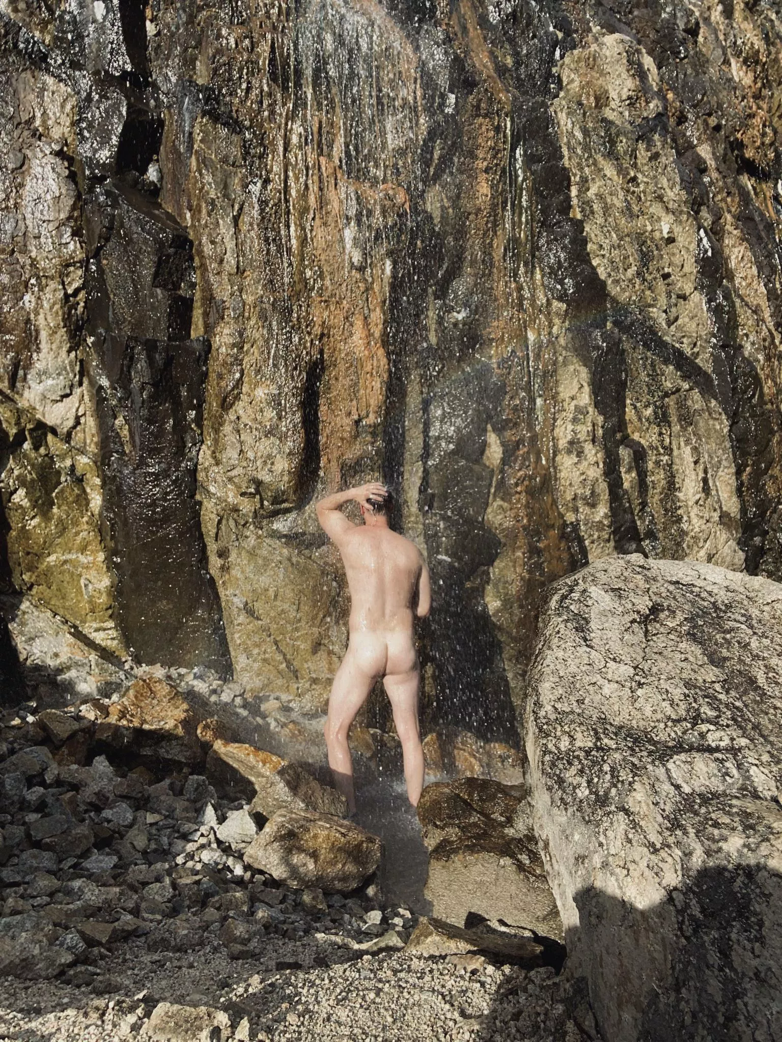 One does not *simply* wear clothing at a natural hot spring.