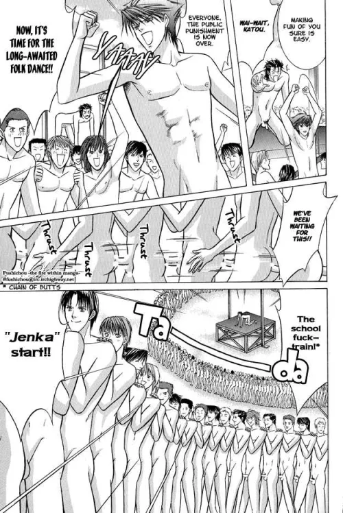 What's the Funniest Yaoi you've ever read? For me it has to be Oshioki Gakuen from the early 2000s, the plot was so ridiculous and the entire school engaging in a mass orgy was etched in my mind for years!