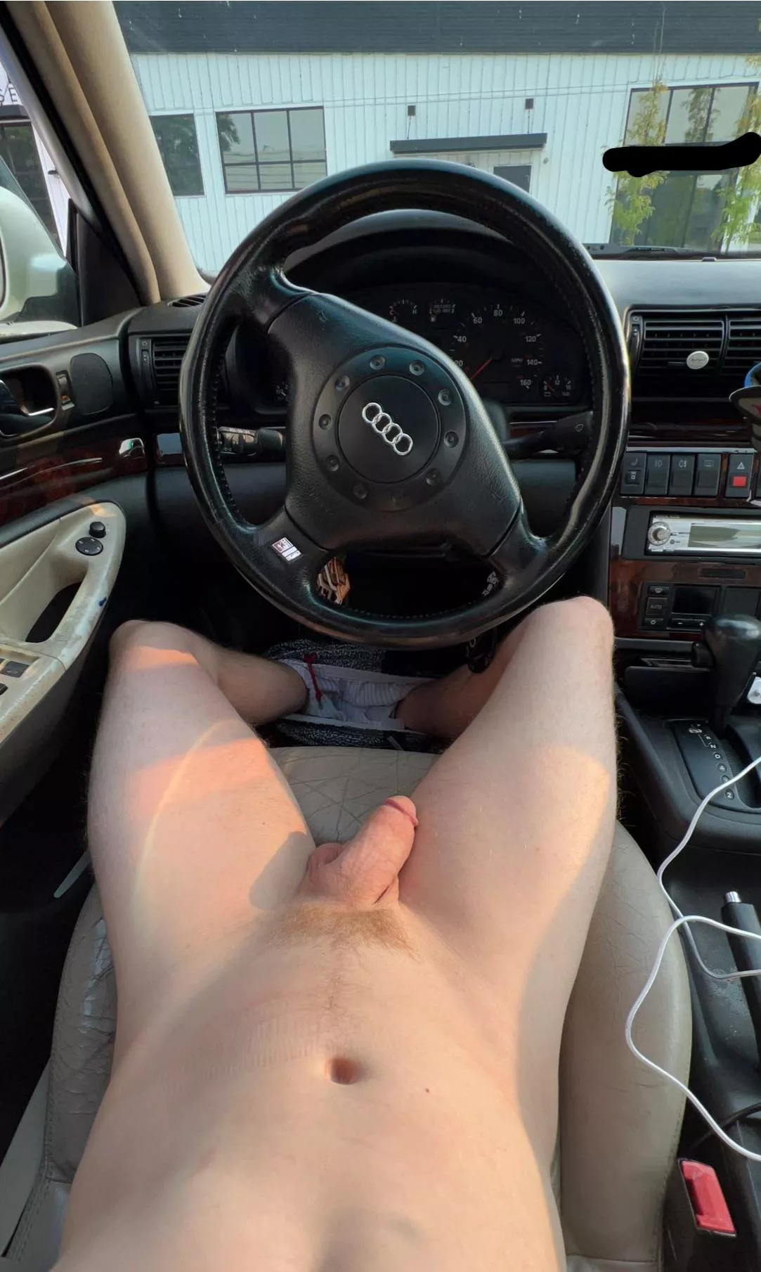 Woke up in my car like this after a tinder date 😮‍💨