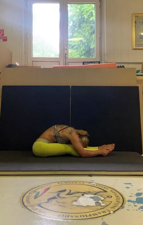 Working on pike stretch :)