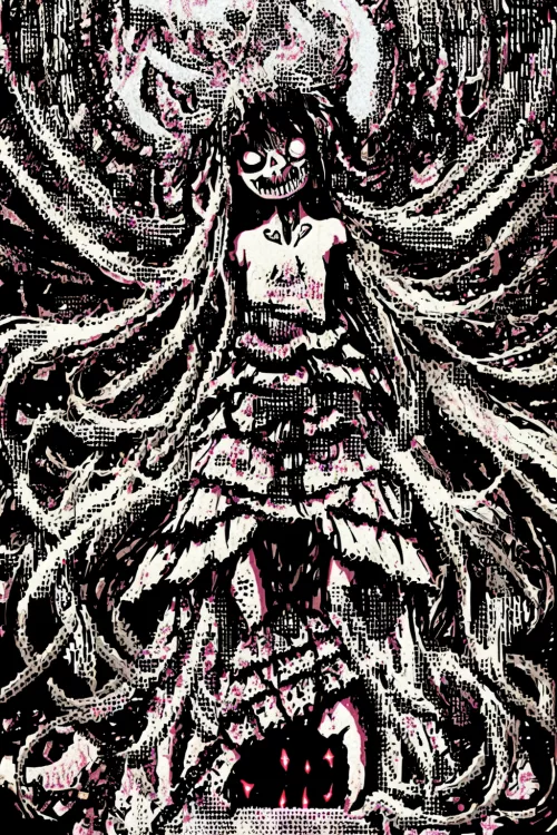 accidentally summoned a demon from the latent space plz help (generation parameters in comments)