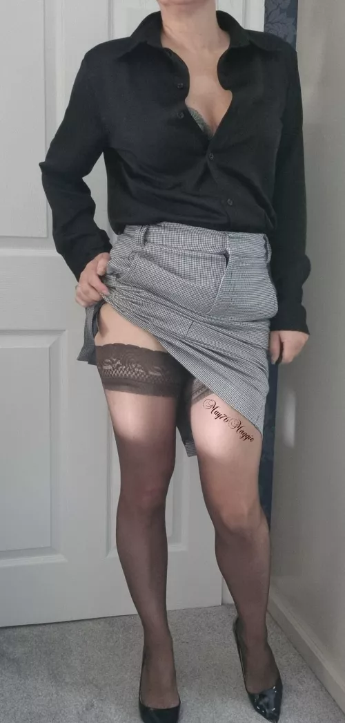 Another glimpse under my work skirt ..(f) (47)